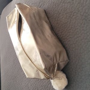 Gold Makeup Bag Toiletry pouch